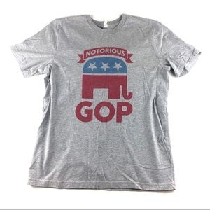 Canvas Women’s Notorious GOP Republican Tshirt L